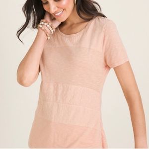 Chico's Embroidered Panel Tee